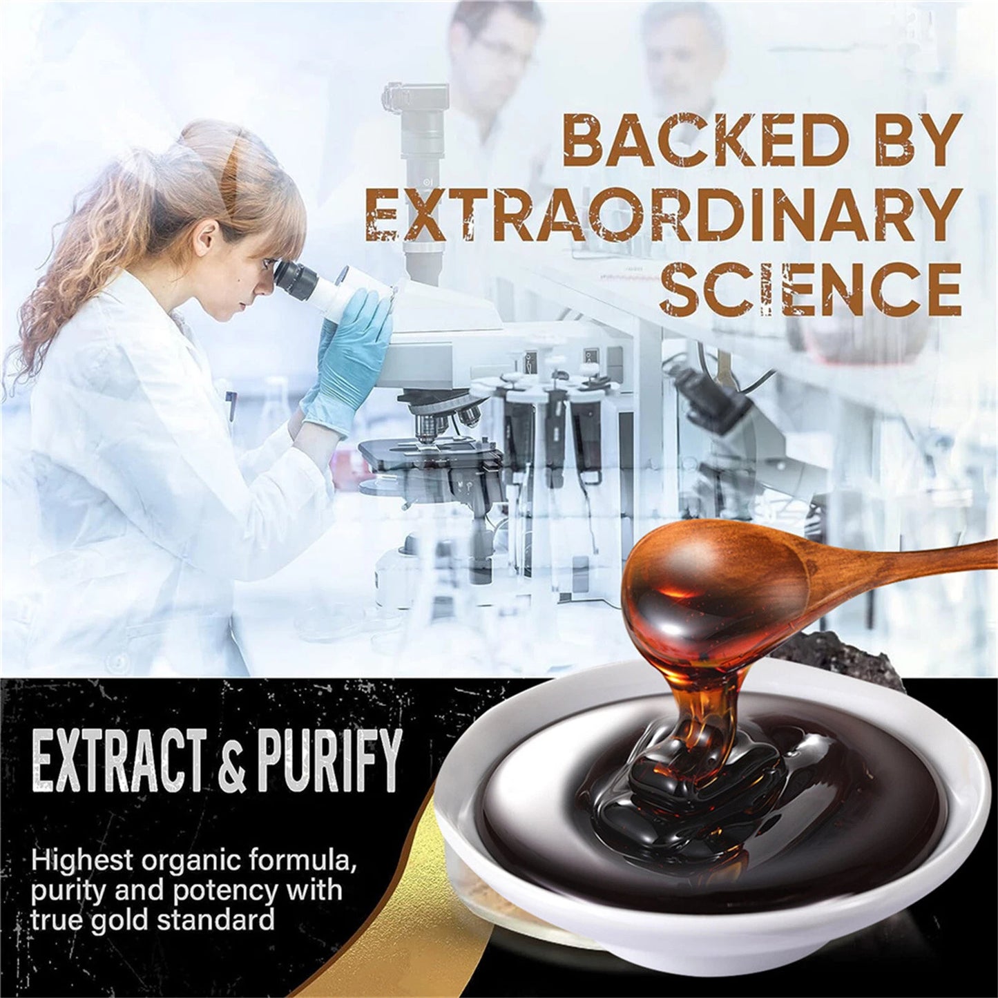 Pure 100% Himalayan Shilajit, Soft Resin, Organic, Extremely Potent, Fulvic Acid