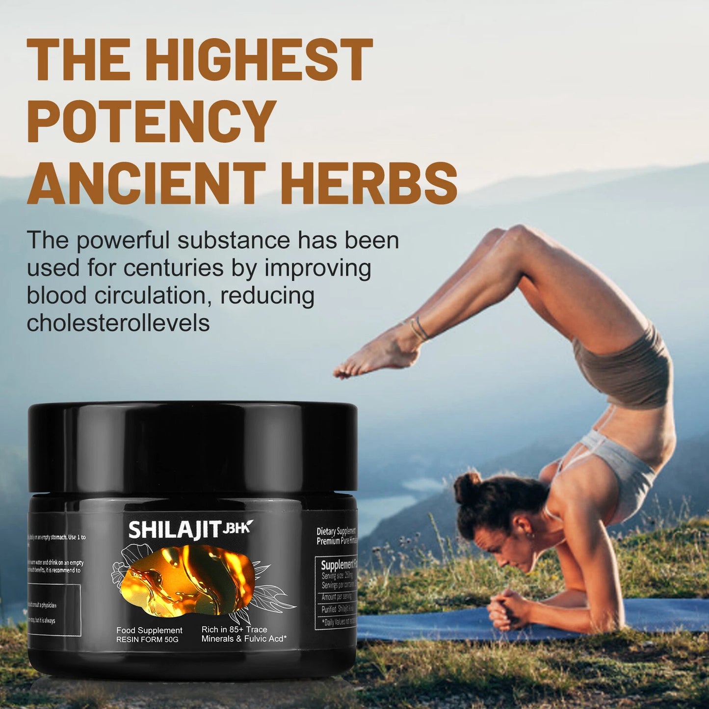 Pure 100% Himalayan Shilajit, Soft Resin, Organic, Extremely Potent, Fulvic Acid
