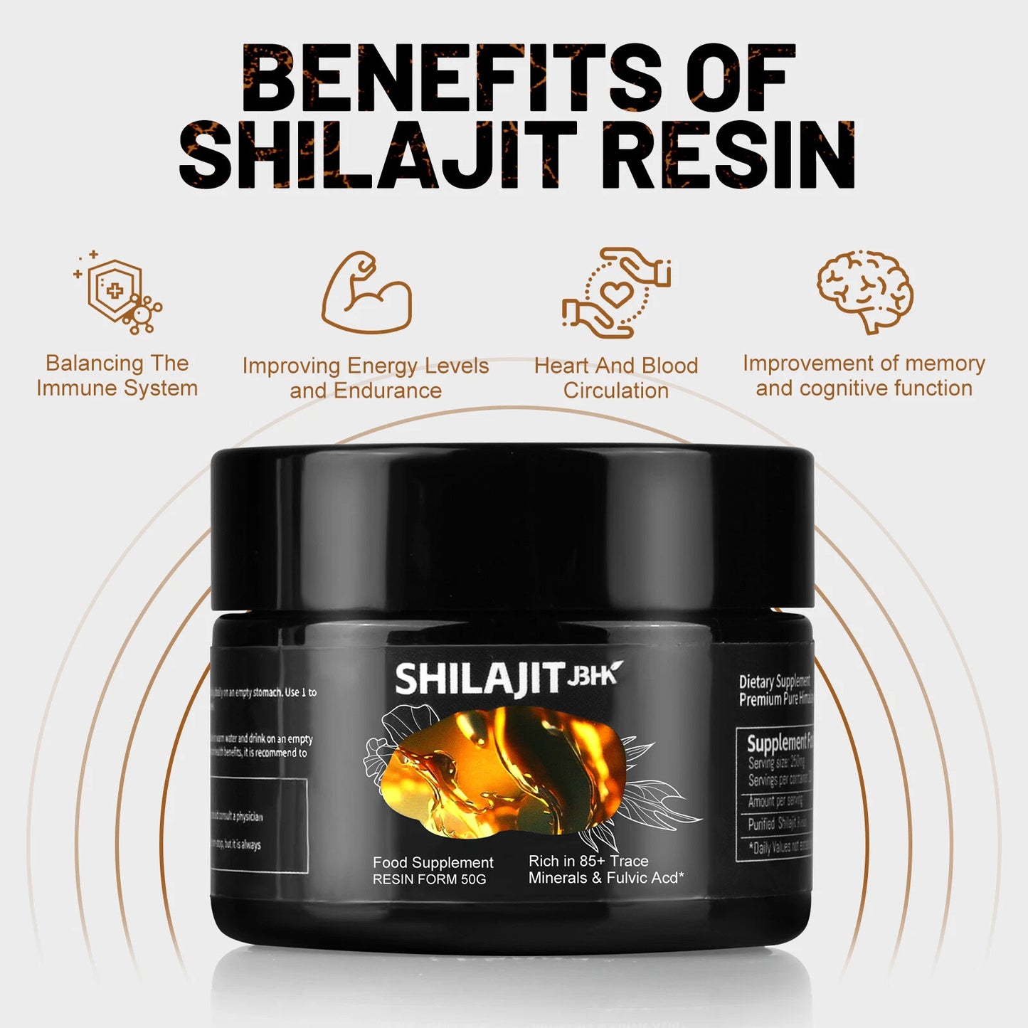 Pure 100% Himalayan Shilajit, Soft Resin, Organic, Extremely Potent, Fulvic Acid